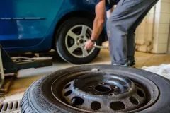 Changement de pneus